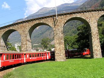 Traumroute durch die Alpen - Der Bernina Express