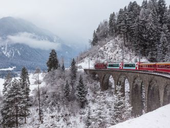 Die schönsten Bahnstrecken von oben - Glacier Express